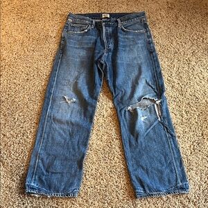 Citizens Of Humanity Relaxed Blue Jeans